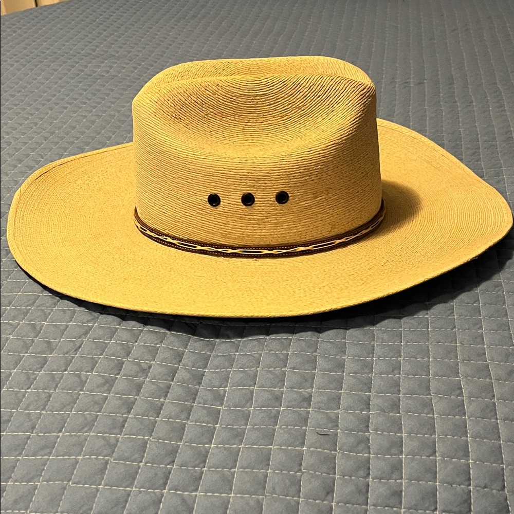 Atwood Palm Western Cowboy Hat 71/8 Wide Brim